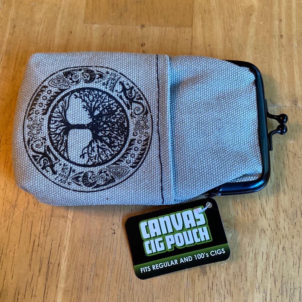 Canvas CIG Pouch new 5x3x1”
